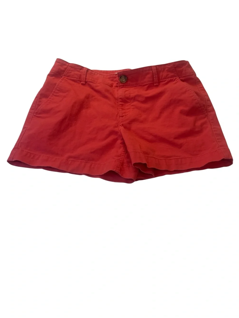 LOFT Coral The Monroe 4” Short Cotton Blend Bermuda Shorts Womens Size 4